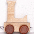 Bino Dřevěný vagónek L
