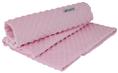 ESITO Dětská deka dvojitá MINKY jednobarevná růžová / 75 x 100 cm 